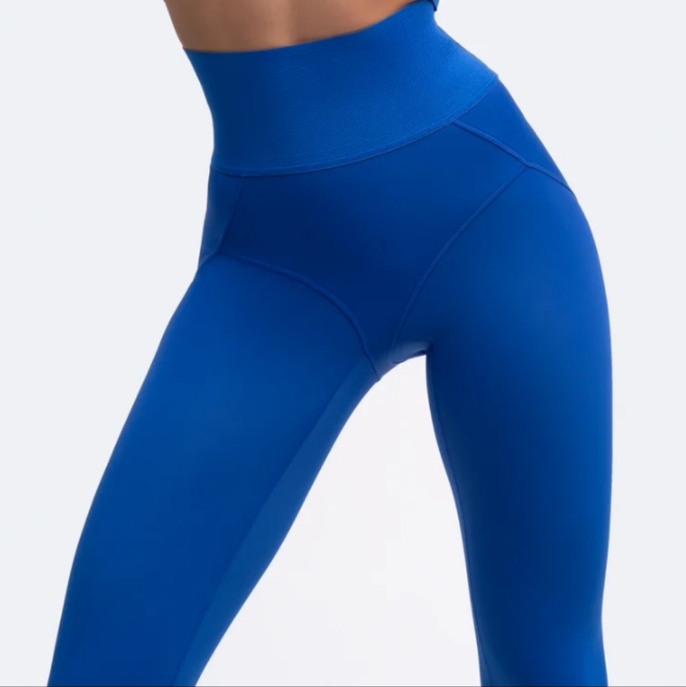 Better Me High Waist Blue Leggings- SZ M